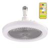 Fan Chandelier E27 Light Holder Ceiling Fan Lights with Remote Control Mute Dimmable Timing 3-blade for Living Room Study