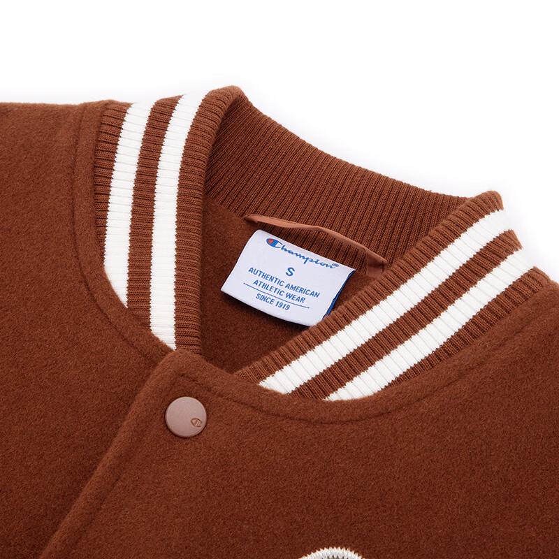 Champion Unisex Kids' Wool Button Baseball Jacket