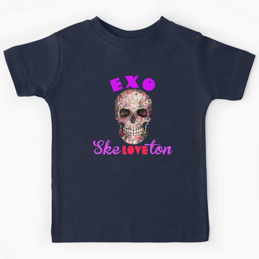 exo skeLOVEton. skeleton Kids T-Shirt 110