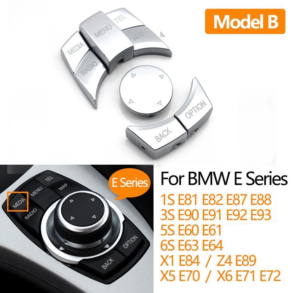 Central Multimedia CIC i-Drive Control Button Kit For BMW 3S 5S X1 X5 X6 E60 E61 E81 E82 E87 E88 E84 E89 E90 E91 E92 E70 E71 E72