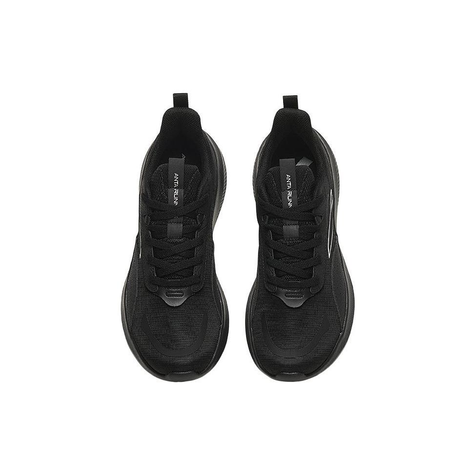 New Anta Cushioning Slip Resistant Abrasion Resistant Breathable Casual Running Shoes Men's Black 912345512-5