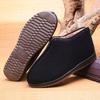 Old Beijing Cloth Shoes Winter Men's Cotton Shoes Velvet Casual Cotton Boots Warm Feet Old Man Shoes Dad Shoes