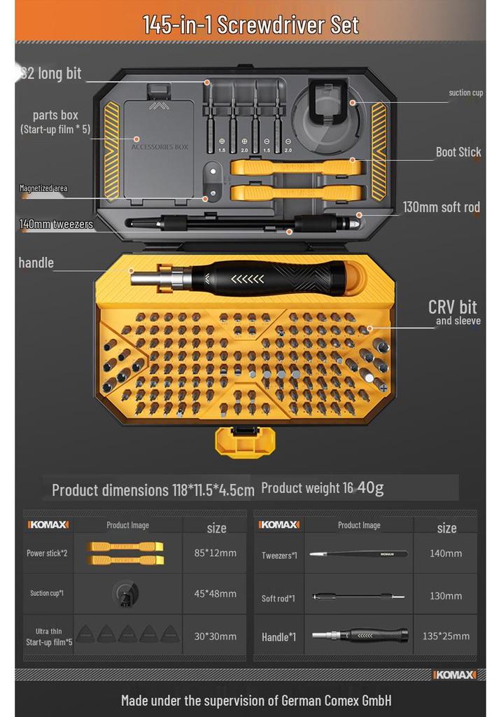 Multi-functional Screwdriver Set for Laptop & Mobile Repair