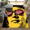 Vegas Sunglasses Pop Art Floor Rug Office Rug Design for Dormitory Bedrooms Hallway Kitchen Anti-slip Rug Decorate Offices Birthday/Christmas Gift