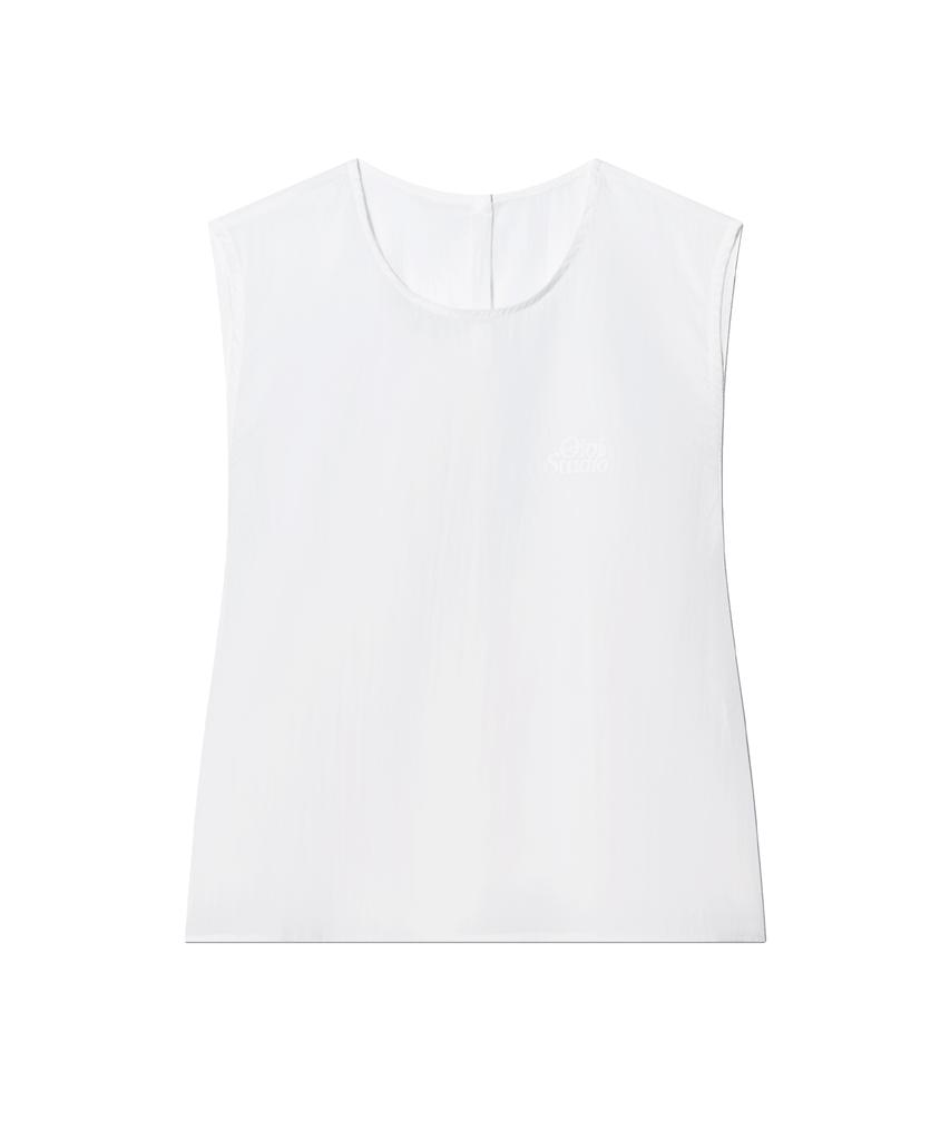 OIOI COLLECTION Back Strap Sleeveless_White