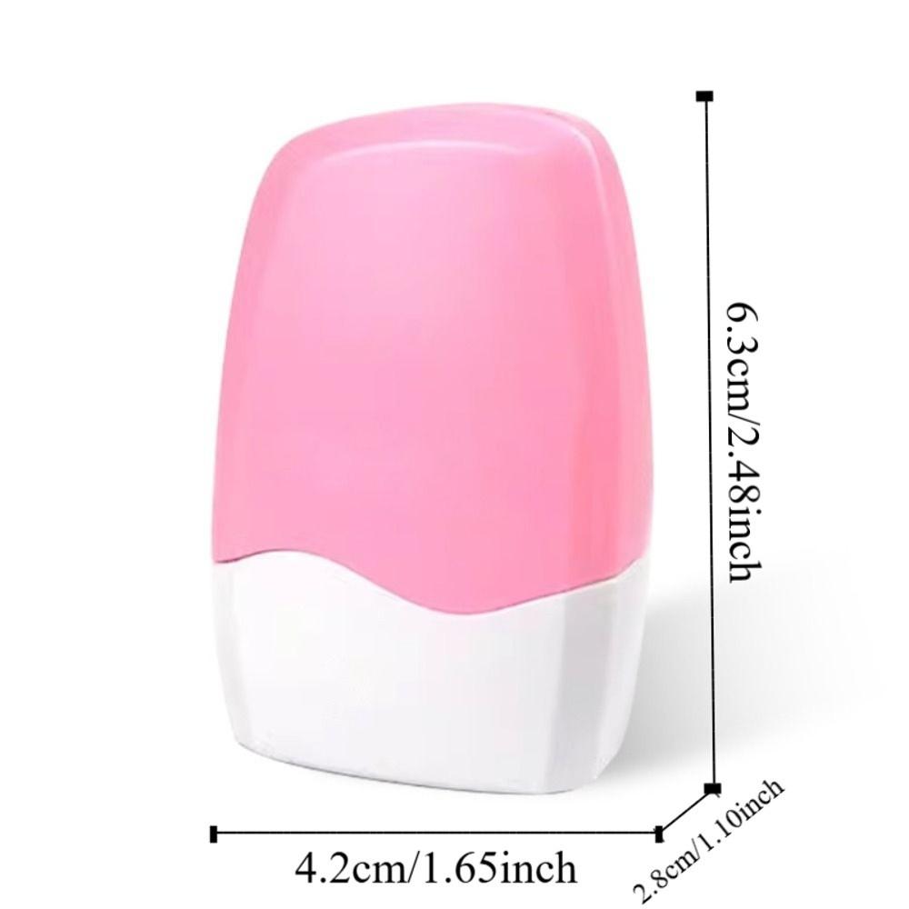 Plastic Identity Protection Roller Stamp Solid Color Manual Confidential Blocker Tax Documents