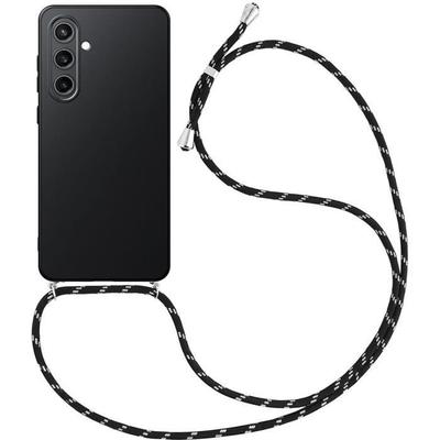 Protective Case - PROSHOP - for Samsung Galaxy S23 FE - Flexible - Silicone - Black Lanyard Included