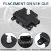 HVAC Heater Blend Door Actuator TWO  For Dodge Durango 2014-
