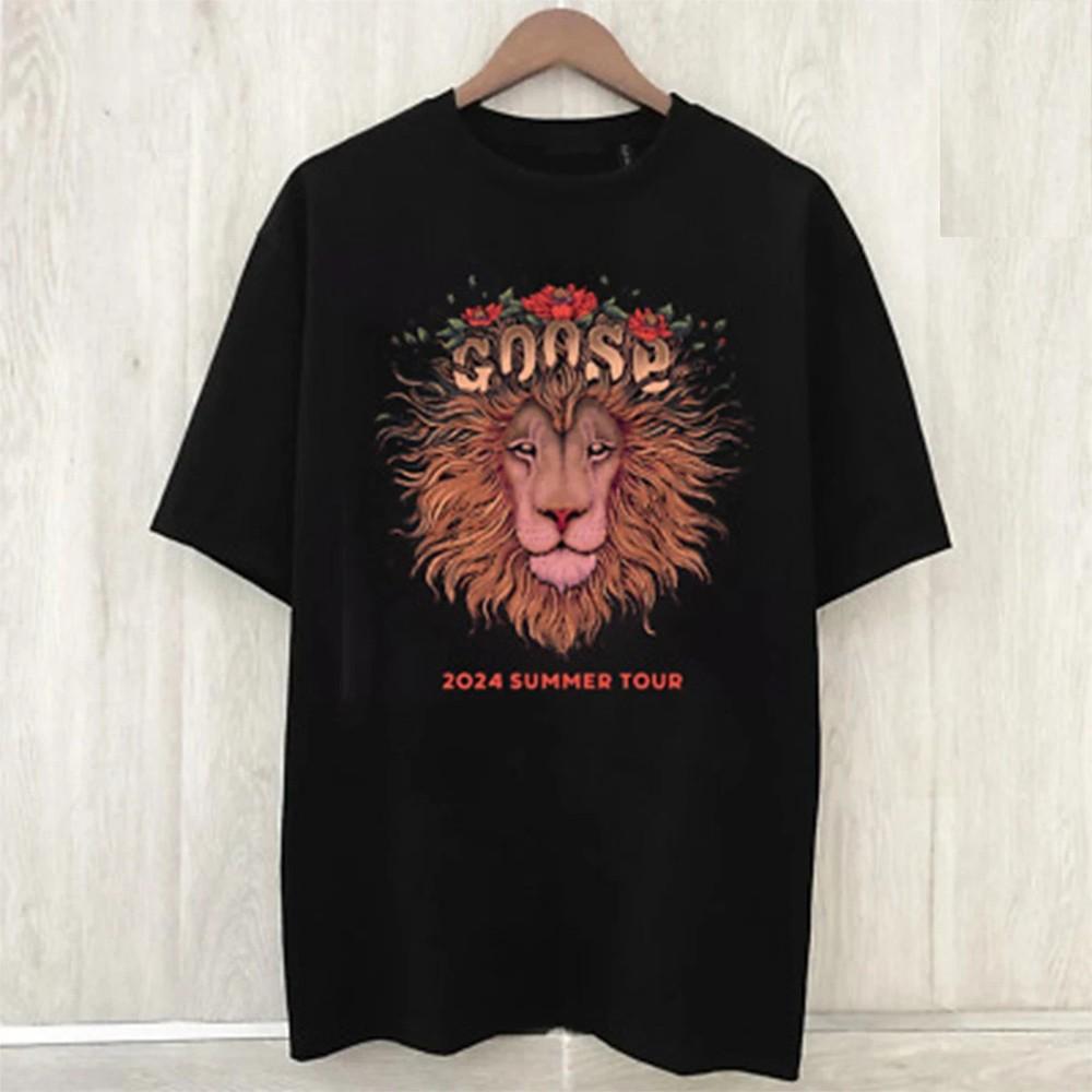 Goose The Band Summer Tour 2024 T shirt All Size Size S-5XL Cotton Hot Unisex T-Shirt S