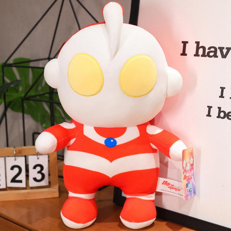 Genuine Ultraman Doll Plush Toy Creative Figure Children's Boy Toy Birthday Cerro Ultraman Throw Pillow