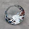 Faceted Cut Clear Crystal Diamond Romantic 60/80/100mm Big Glass Diamond Creativity Crafts Artificial Crystal Diamond
