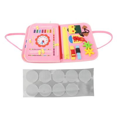 Felt Fidget Blanket Multifunctional Sensory Pad Toy Felt Sensory Board for Toddlers Elderly