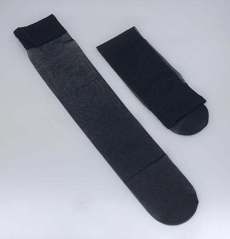 

Tianzi Ultra-Thin 12D Ice Silk Knee-High Stockings, Anti-Snag Mid-Calf Socks Manzi 13003 Three-bone Socks