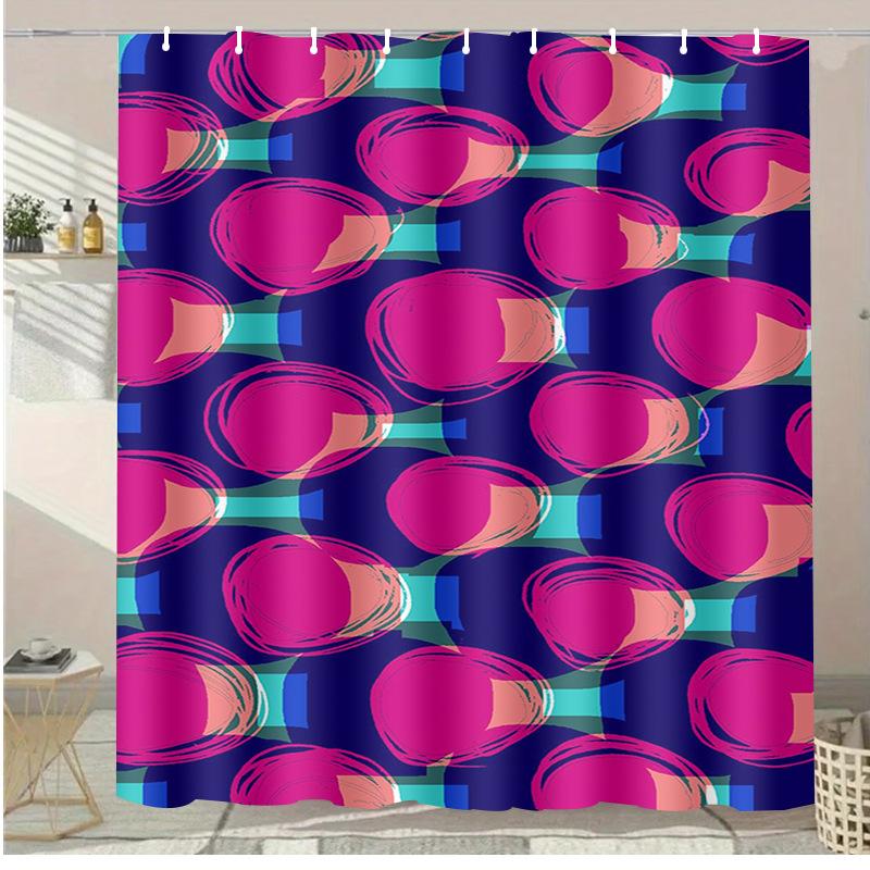 Sunset in Hawaii Washable Dirt-Resistant Shower Curtain Shower Head waterproof Polyester Bath Curtain For Home Decor Accessories