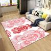 3D Classical Chinese Style Area Rug Large,Carpet Rug for Living Bedroom Sofa Doormat Decoration,Children Play Non-slip Floor Mat