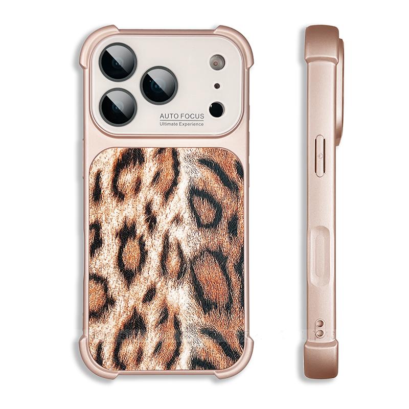 

Retro Popular Leopard Print Shockproof Phone Case For iPhone 17 Pro Max Air 16 15 14 Plus 13 Camera Lens Protections Back Cover iPhone 15 Pro