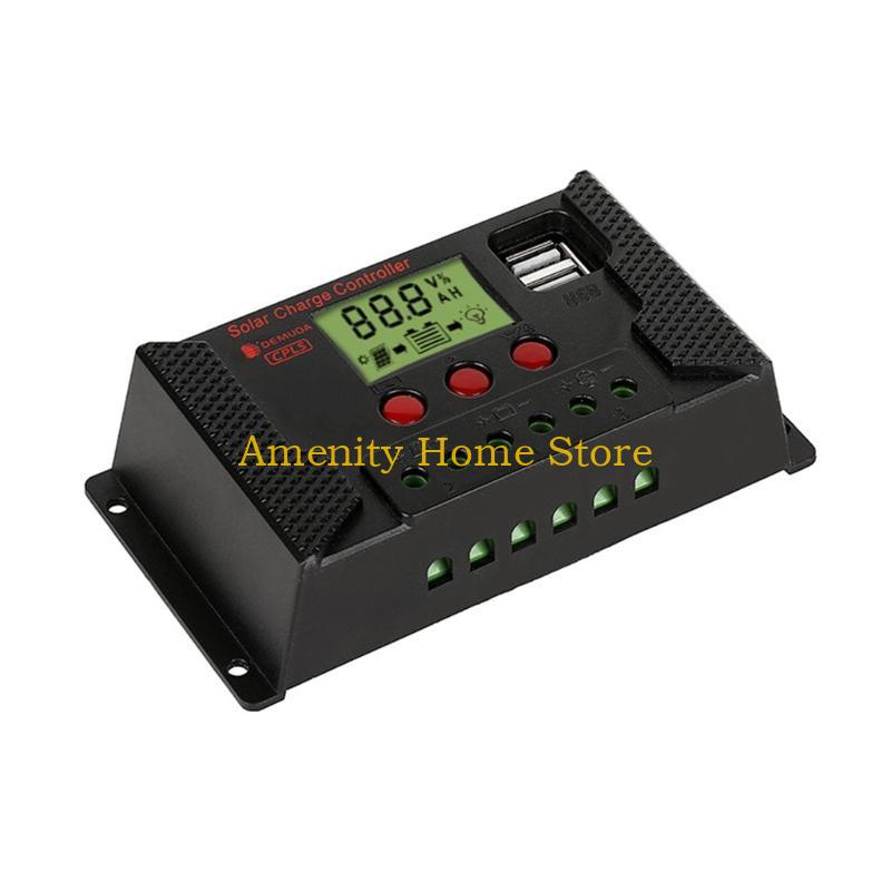 F26C Solar Controller Auto PWM Controller 5V Dual USB Output Controller