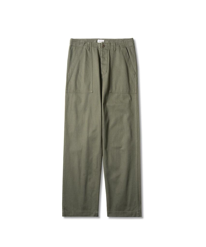 Bancheu Npg Hbt Cotton One Wash Fatigue Pants - Olive
