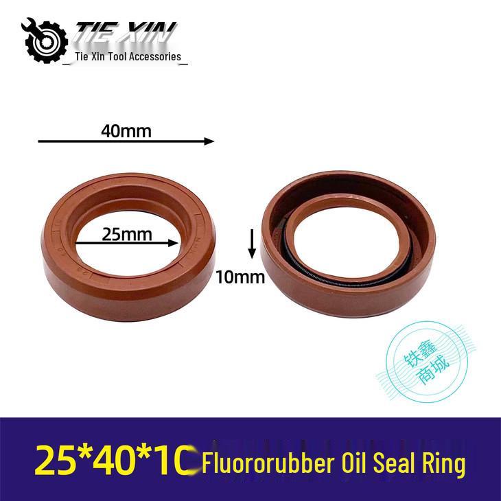 Item No. 01075: Generator Oil Seal 25*40*10 - Fluororubber Sealing Ring