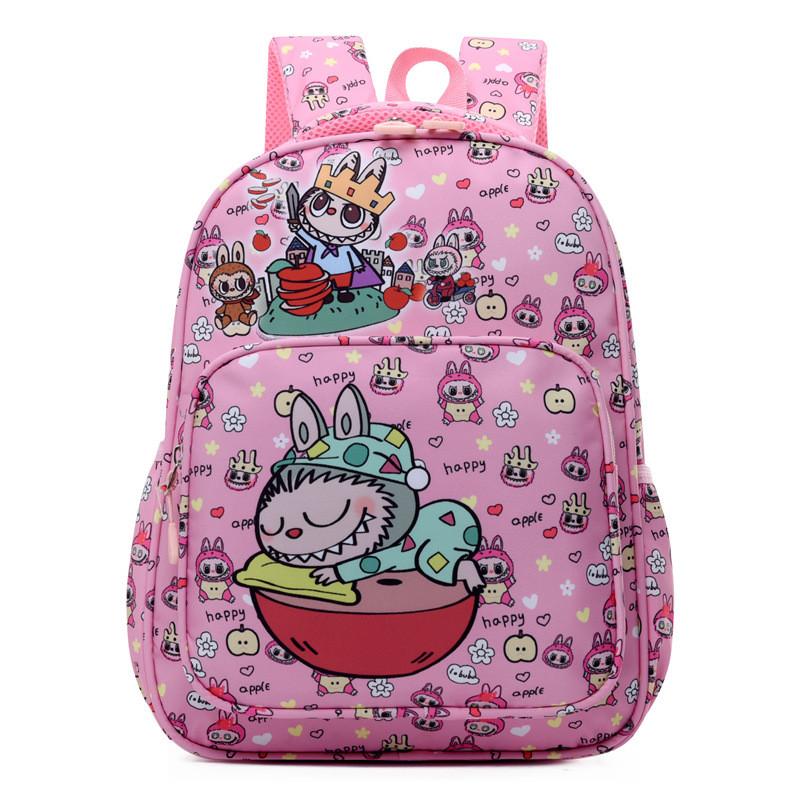 Adorable Labubu Children's Backpack In Cute Cartoon Style Perfect For School Use