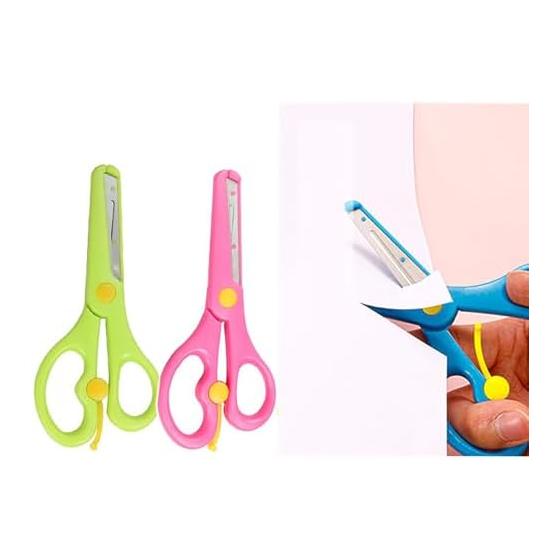 LUYING Safety Scissors Scissors Safety Scissors Scissors First Scissors School Scissors Craft Scissors Cute Colorful Lace Scissors Paper Art