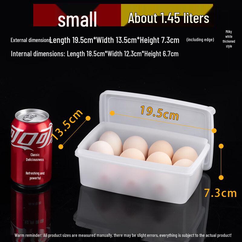 ZISIZ Refrigerator & Freezer Food Storage Container