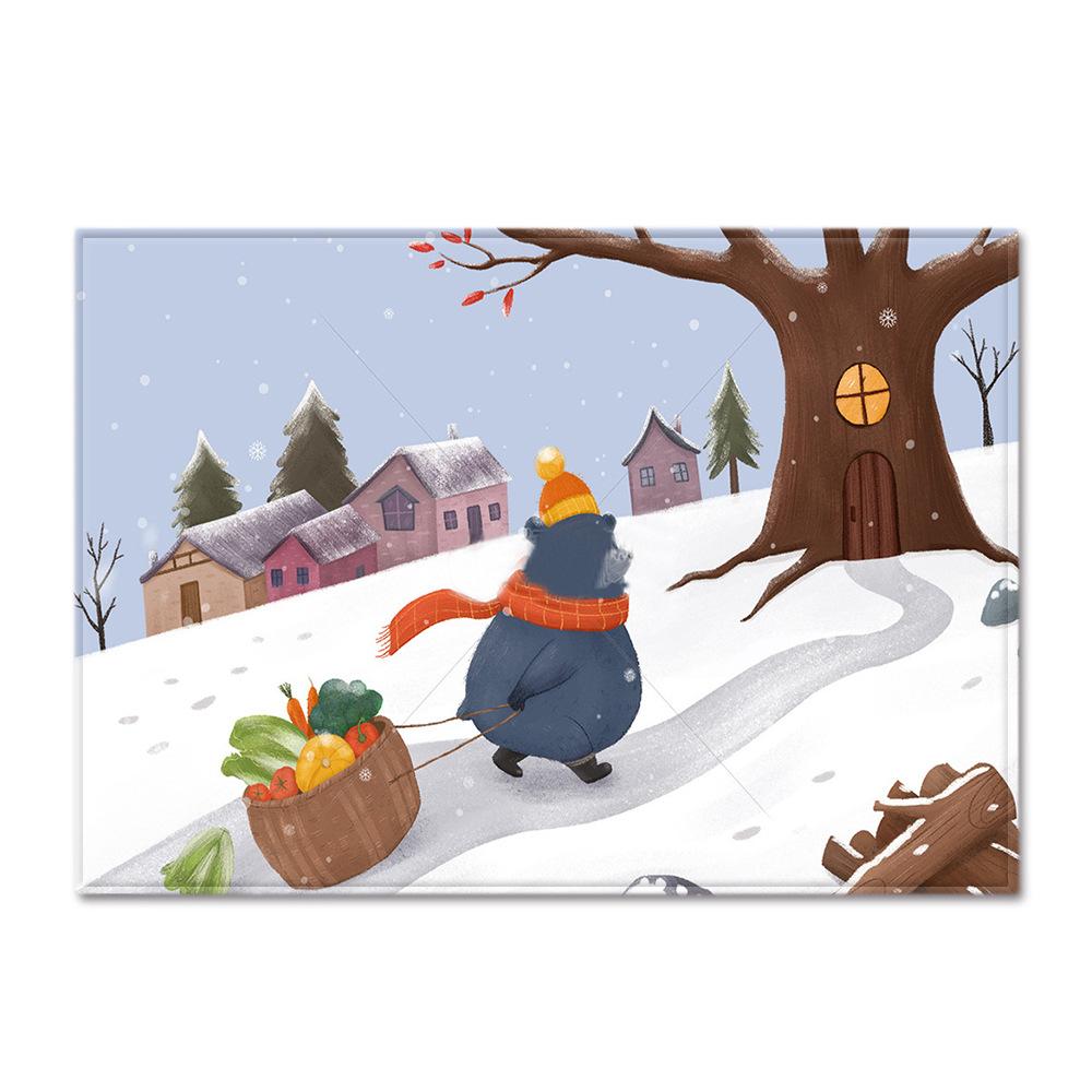 Tree Hole Large Carpet Feather Wind Bedroom Floor Mat