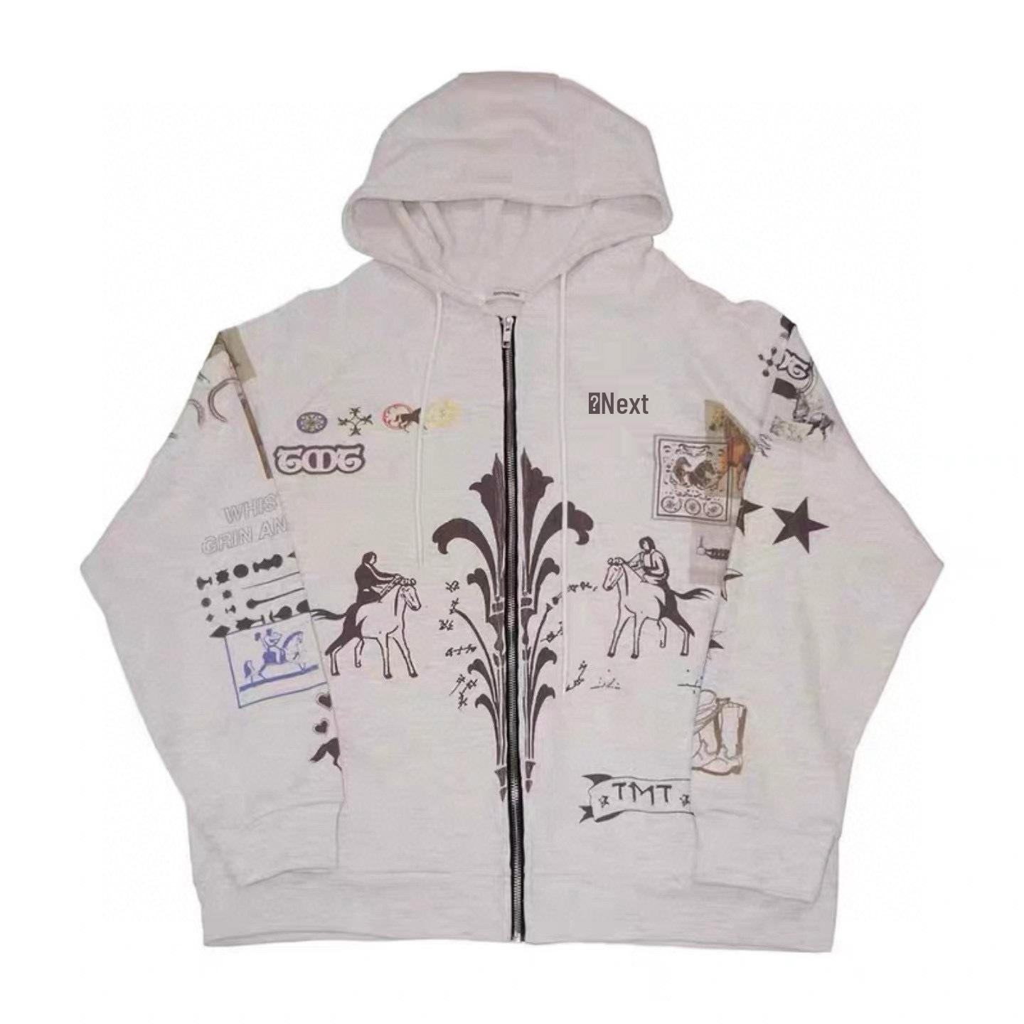 Jennie Kim Ji-soo Style Graffiti Waffle Check Jacket Cardigan - Trendy Korean Streetwear Size 3