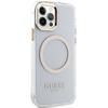 Guess Guhmp12Mhtrmd Iphone 12/12 Pro 6.1 Złoty/Gold Hardcase Metal Outline Magsafe