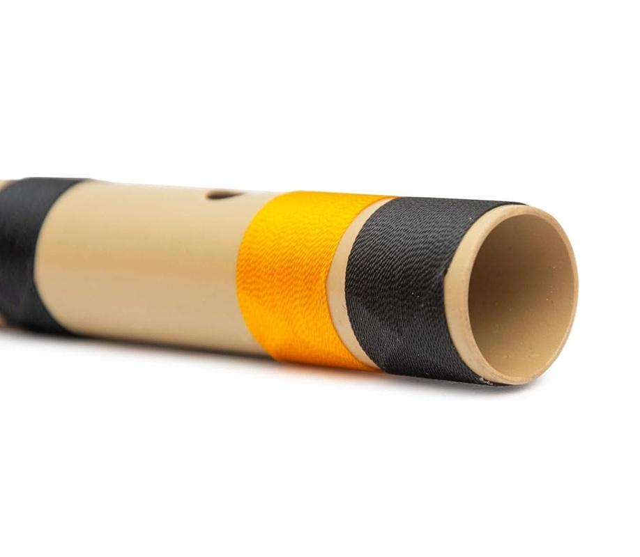 TreegoArt Professional Indian Musical Instrument Home Decorative Tuned Natural PVC Fiber C Type Flute - 19 Inches Length Flute