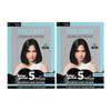 Bblunt Natural Black 5 Minute Shampoo Hair Color, 20 Ml X 5 Sachets Pack of 2, Quick Gray Coverage And Shine At Home