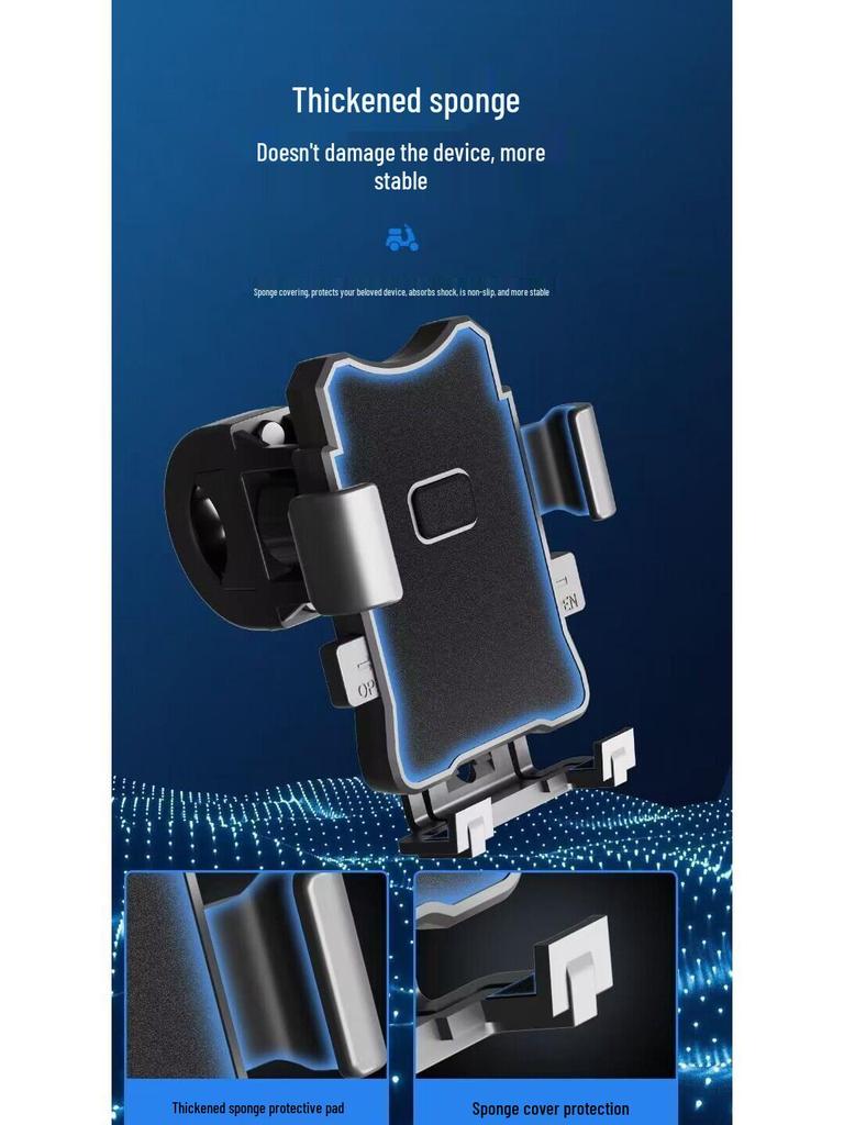 Universal Phone Holder for Motorcycle, Bicycle, Electric Vehicle, and Car