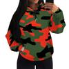 European & American Multi-color Camouflage Hoodie with Patch Pockets (H10552)