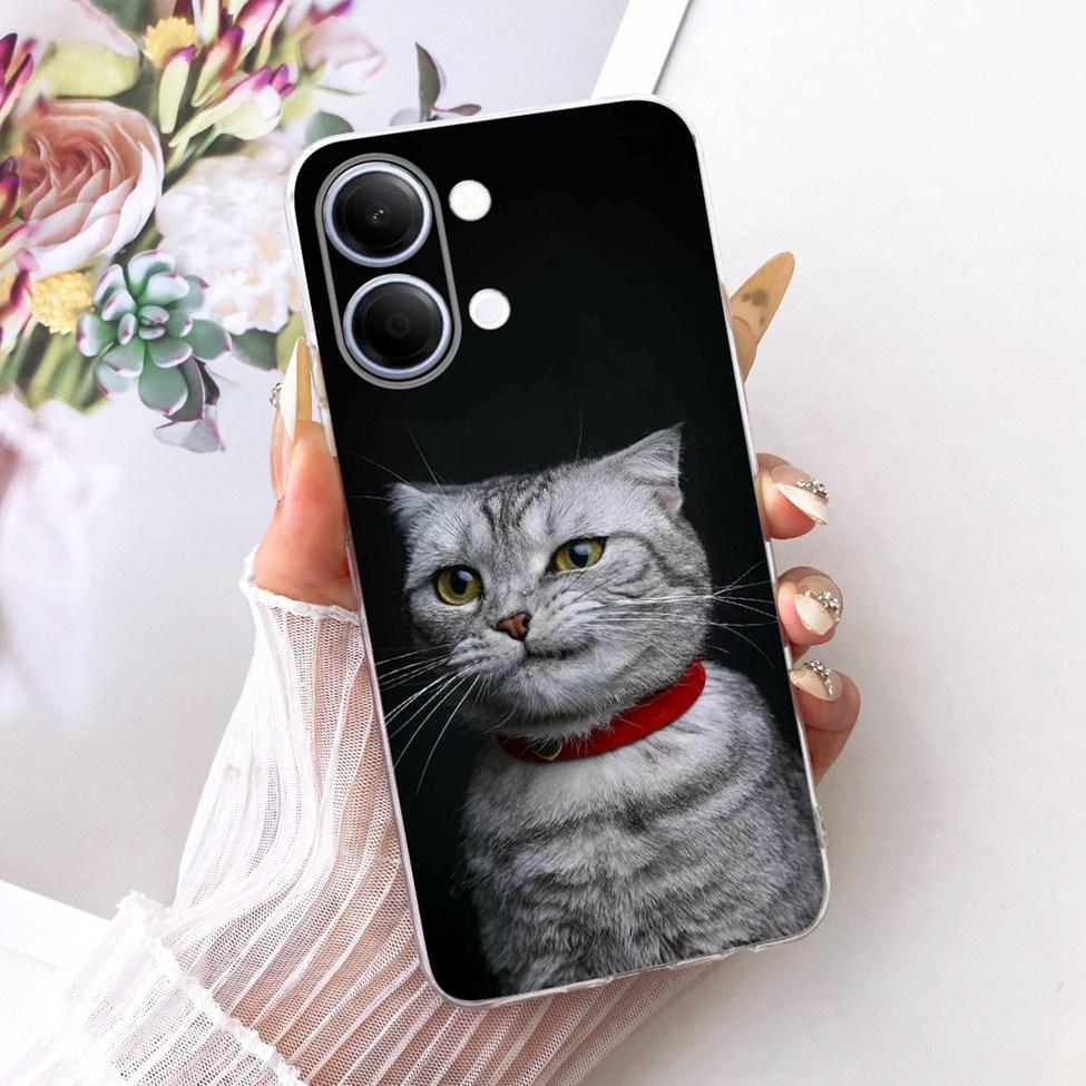 Transparent Casing For Vivo Y05 Cover Luxury Cute Cat Fashion Butterfly Cool Painted Funda For Y05 Vivo Phone Case