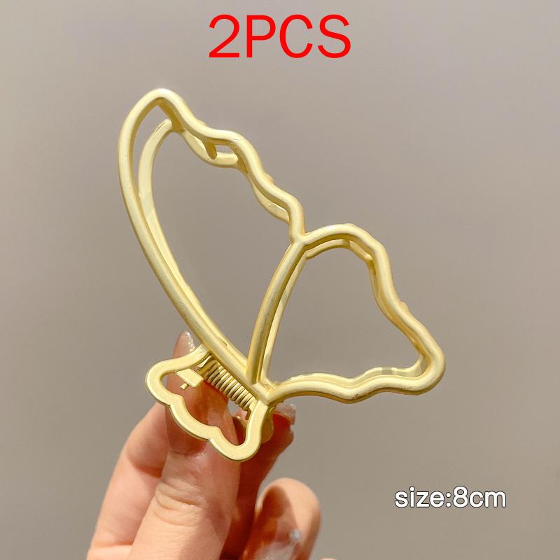 (87 Styles) 2pcs/ Set New Large Jelly Color Hair Clip Acrylic Hair Claw Shark Clamp For Women Girls Fashion Summer Updo Headwear Hair Accessories