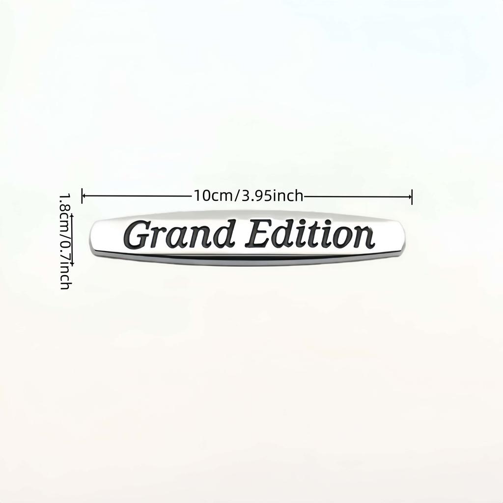 1pc 3D ABS Grand Edition Badge Side Fender Vehicle body Badge Sticker for W211 W212 W213 GLA GLK ML GL GLC GLE