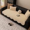 Minimally Shaped Sofa Cover Fabric Home Anti Slip Fixed Sofa Cushion Cover Skin Friendly And Breathable Autumn And Winter Styles