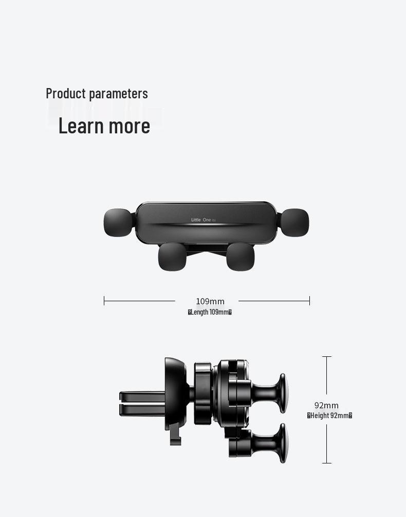 Gravity Retractable Car Phone Holder