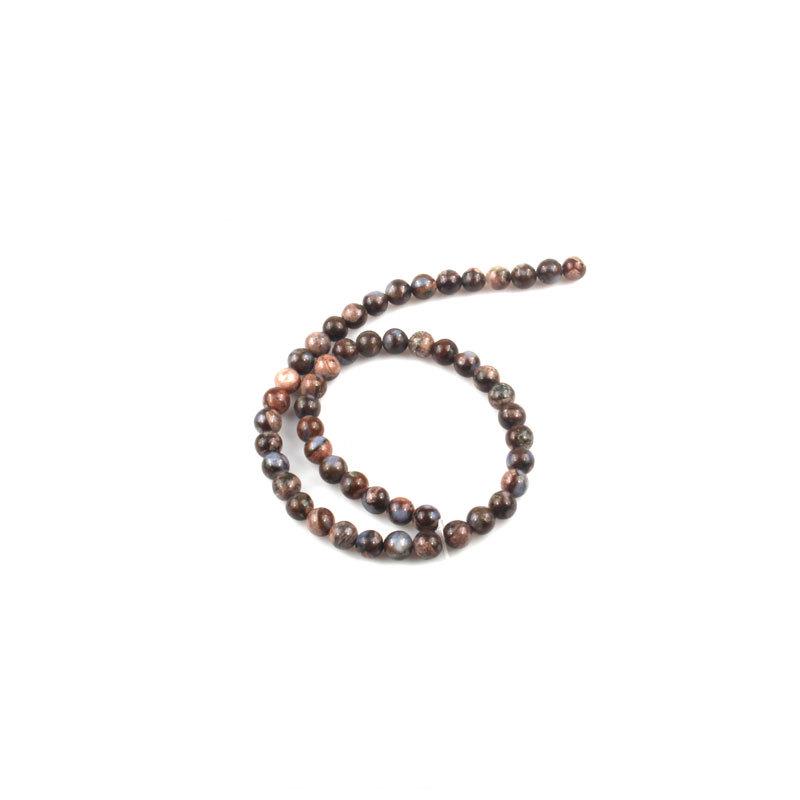 Natural Blue Kyanite Round Beads for DIY Jewelry - Handmade Semi-Finished Products