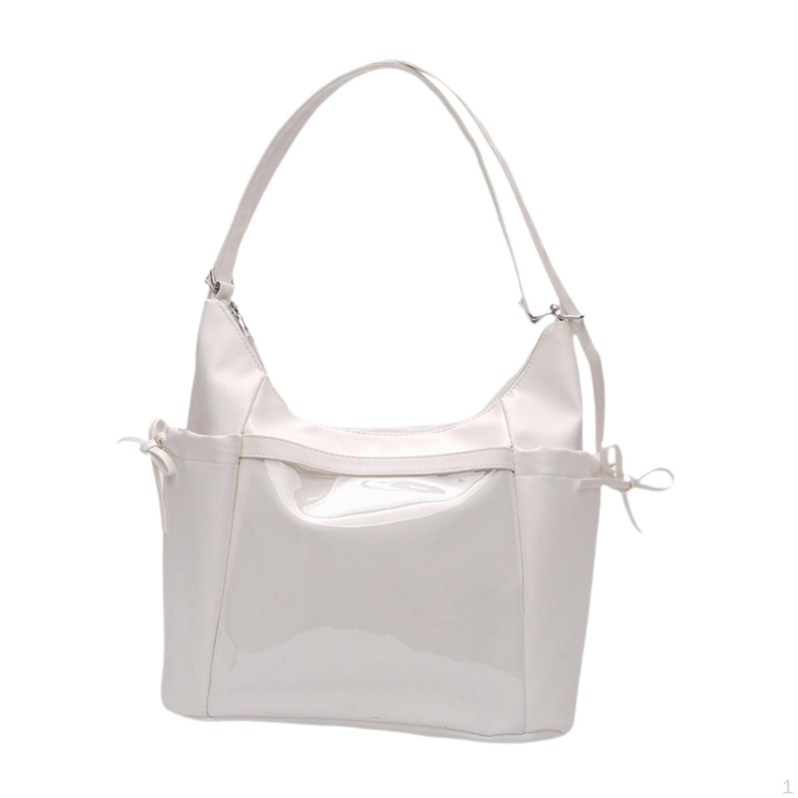 Ita Сумка Рюкзак Прозрачное Окно Чехол Для Хранения Булавки Сумка Через Плечо Для Демонстрации Аниме Фигурок белый 2398₽