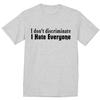Big and Tall Tshirt for Men Funny Saying I Hate Everyone Tall Tee Shirt