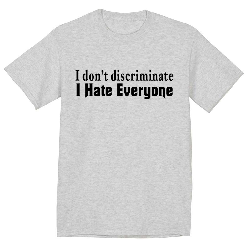Big and Tall Tshirt for Men Funny Saying I Hate Everyone Tall Tee Shirt