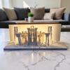 Yousheng 3D Printed Pleated Night Light Decorative Bedside Lamp with Unique Accordion Design USB Powered Table Lamp for Living Room Home Decor
