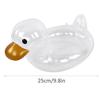 Baby Kleinkind Transparenter Enten Schwimmring Kleinkind Wasser Schwimm Sitz Kreis Pool Sicherheits Hilfe Trainer