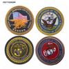Braçadeira Bordada com Emblema de Pelo do Corpo de Fuzileiros Navais dos Estados Unidos Braçadeira de Velcro USMC Fã Militar