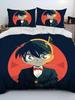 3D luxury Detective Conan Cartoon Bedding Sets exquisite bed supplies set duvet cover bed comforter set bedding birthday gift