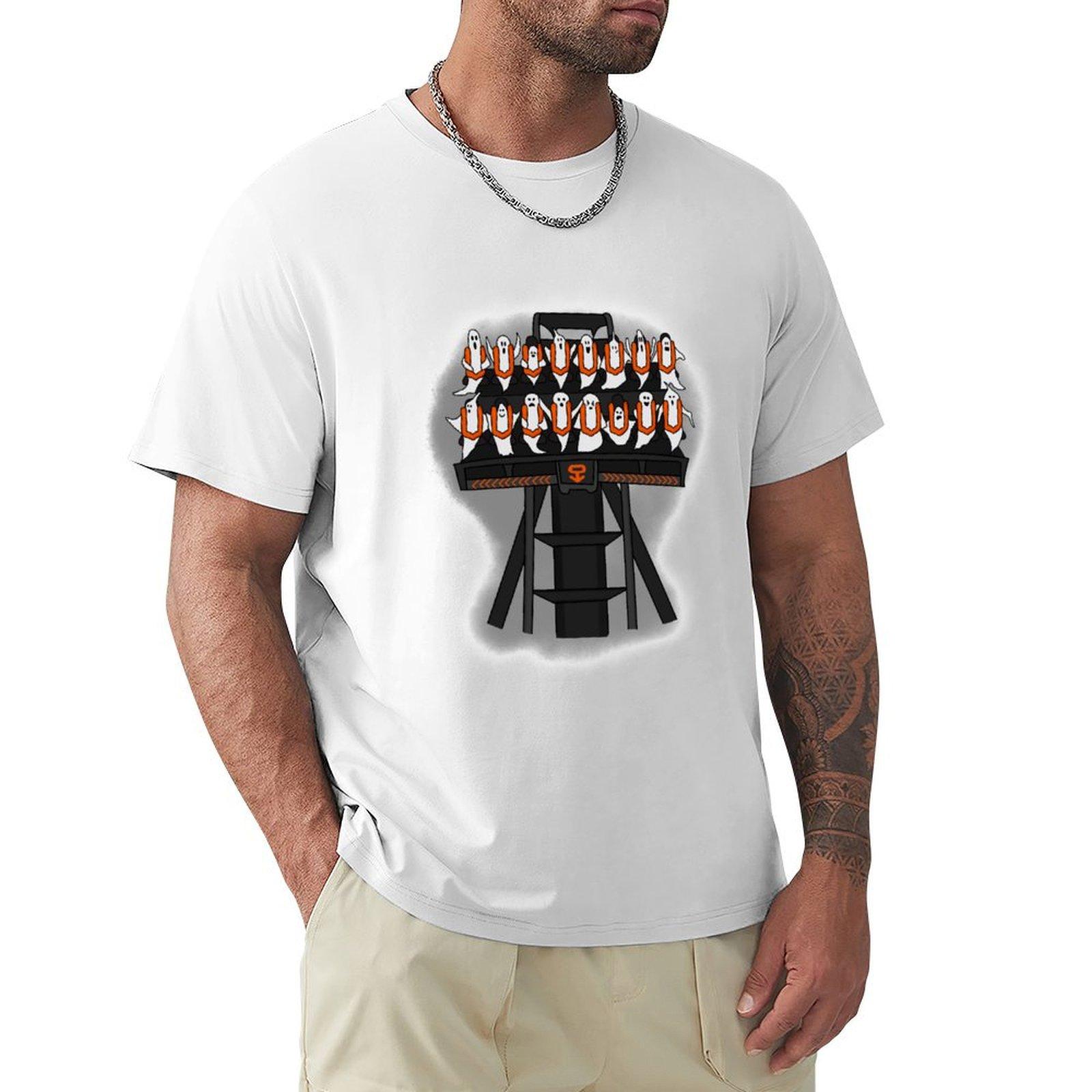 Ghosts on Oblivion TShirt animal prinfor boys sweat Short sleeve tee men clothing S