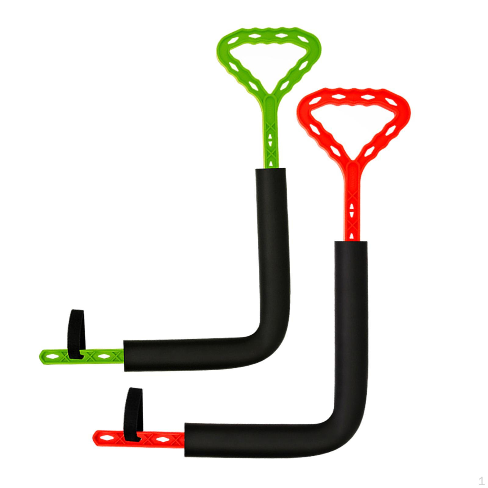 

2 Pieces Golf Swing Trainer Aid Training Practice Equipment Professionals 1 Green 1 Red