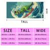 Tropical Style Microfiber Beach Towel Super Absorbent Green Dinosaur Surfing Design Polyester Machine Washable Space Themed