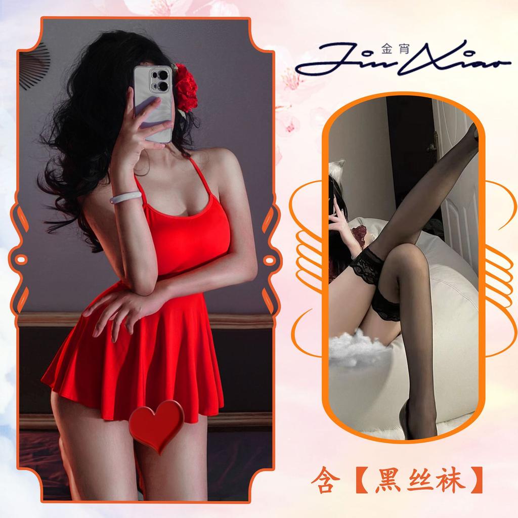 Sex Underwear Sexy Perspective Nightgown Cute Little Woman Pure Desire Suspender Pajamas Backless Seduction Woman